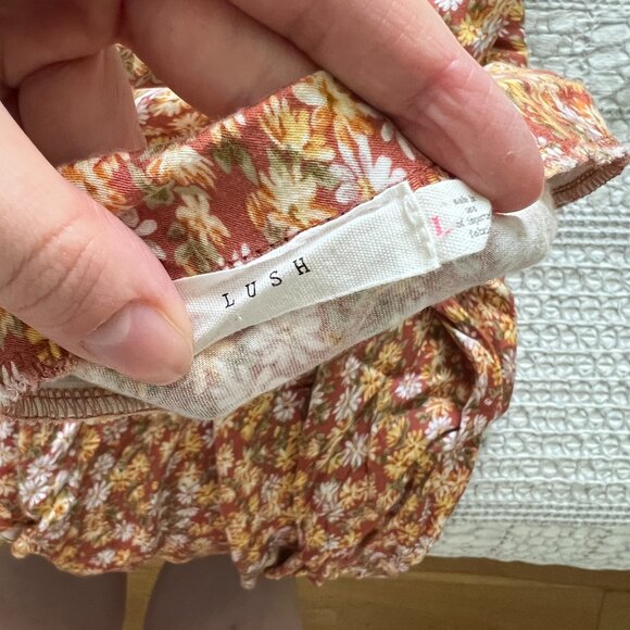 LUSH floral maxi slip skirt - Picture 3 of 4